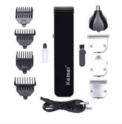 Picture of Kemei Km-3580 Multi-Functional Titanium 4 In 1 Professional Hair Beard Clipper Trimmer For Men and Women