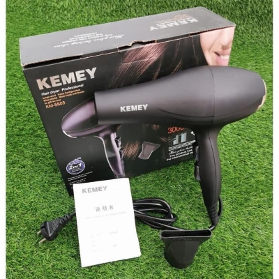 Picture of Kemei KM-3322/KM-5805/KM-2376/KM-2378/KM-810 (2 IN 1) High Quality Eu Plug 220 Voltage Mini Portable Family Travel Hair Dryer Family Essential Supplies-3000W - Hair Dryer