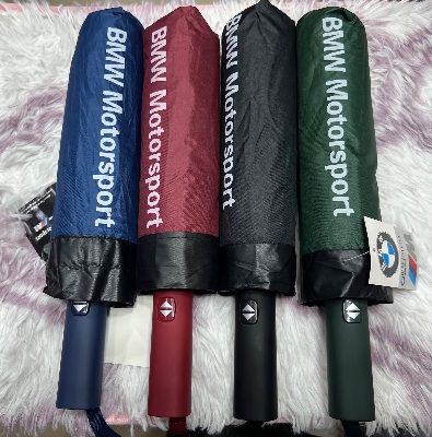 Picture of BMW Auto Open And Auto close 12 Ribs Umbrella-Blue,black,Wine red and green - Blue