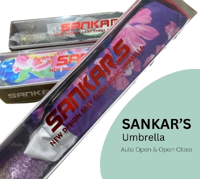 Picture of Sankar’s Umbrella Auto Close 10k | Original Sankar’s Umbrella 10 Rib Fully Automatic | - Multicolor