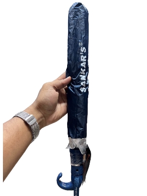 Picture of Sankar’s Umbrella Two-Folding windproof Umbrella- Black/Green/Marron-Blue - Blue