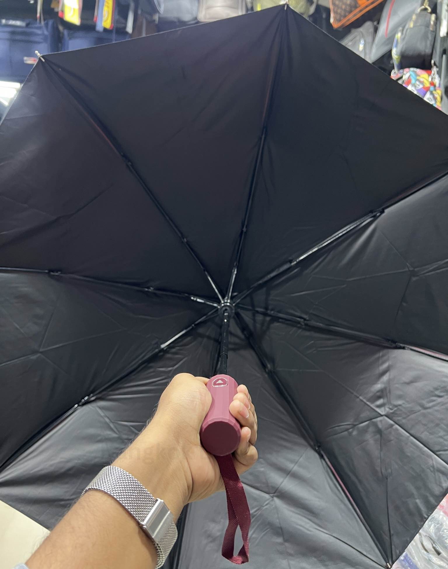 Picture of BMW Auto Open 8 Ribs Umbrella | Heavy Duty Umbrella For Man New Design - Maroon