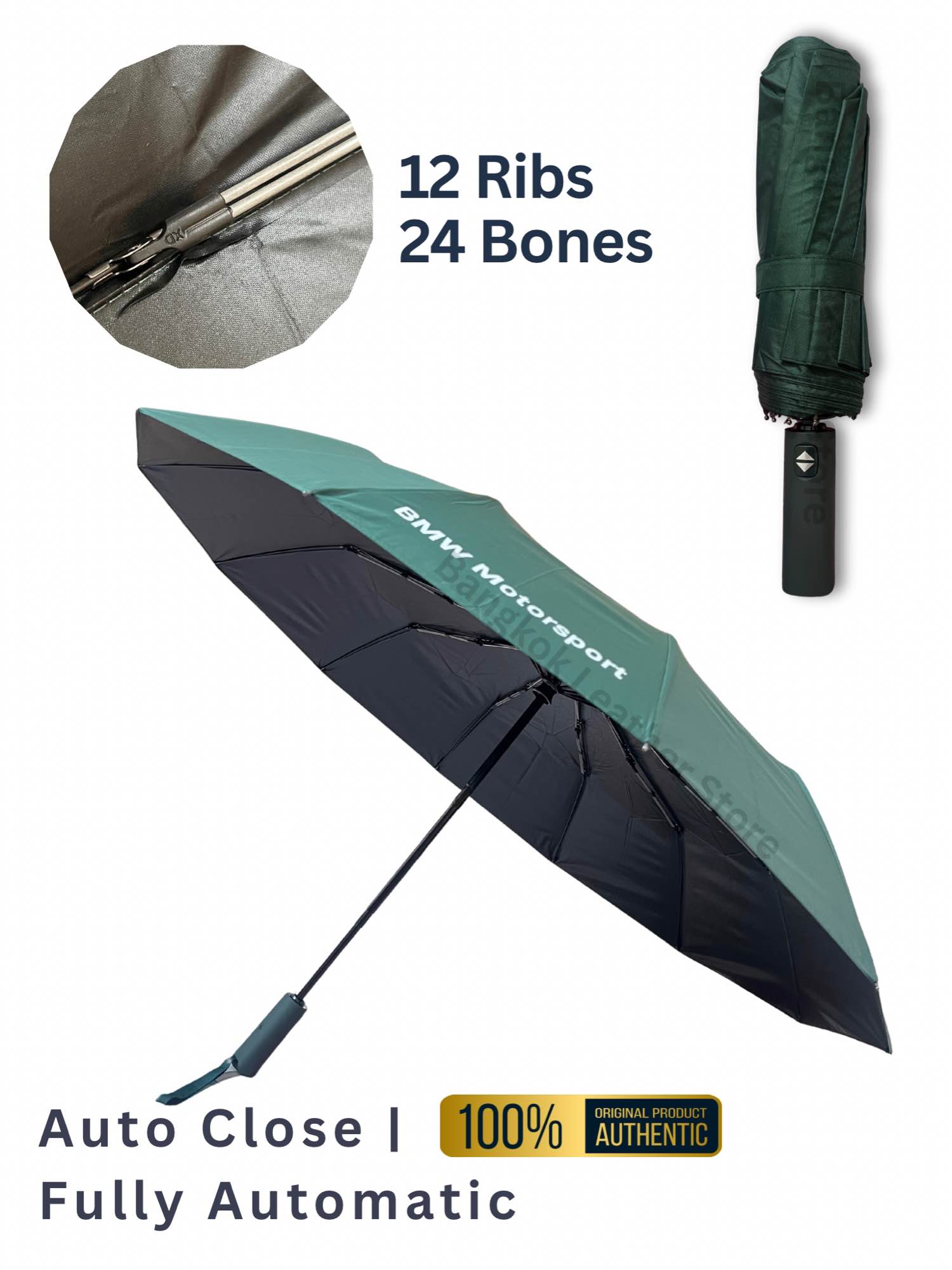 Picture of BMW umbrella 12 Shick/Ribs Auto Close Big size Umbrella | Heavy Duty Umbrella New Trendy Design - Multicolor