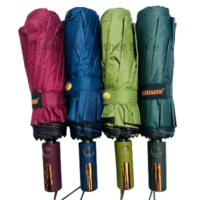 Picture of Rahman Umbrella 12 Ribs Auto close Umbrella | Rahman Umbrella 12 Ribs Heavy Duty Umbrella for Man & Woman | - Light green