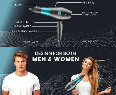 Picture of VGR V-455 Essential DryCare Hair Dryer Salon Series for Women