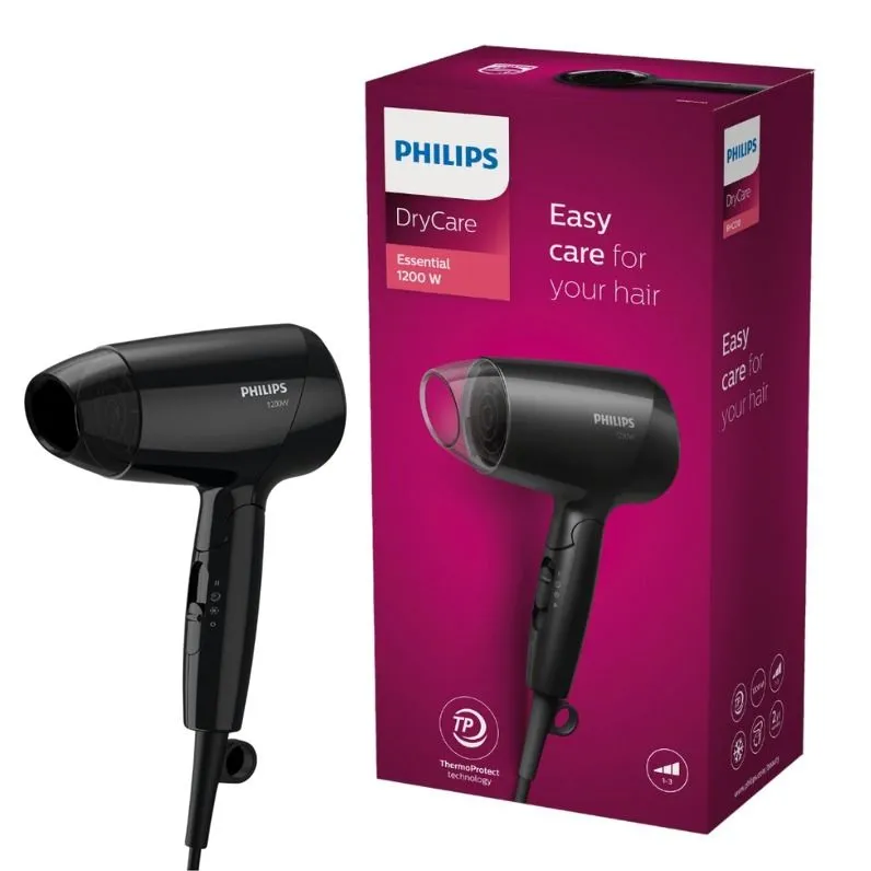Picture of Philips BHC010/10 Essential Care Compact Hair Dryer | 1200 Watt