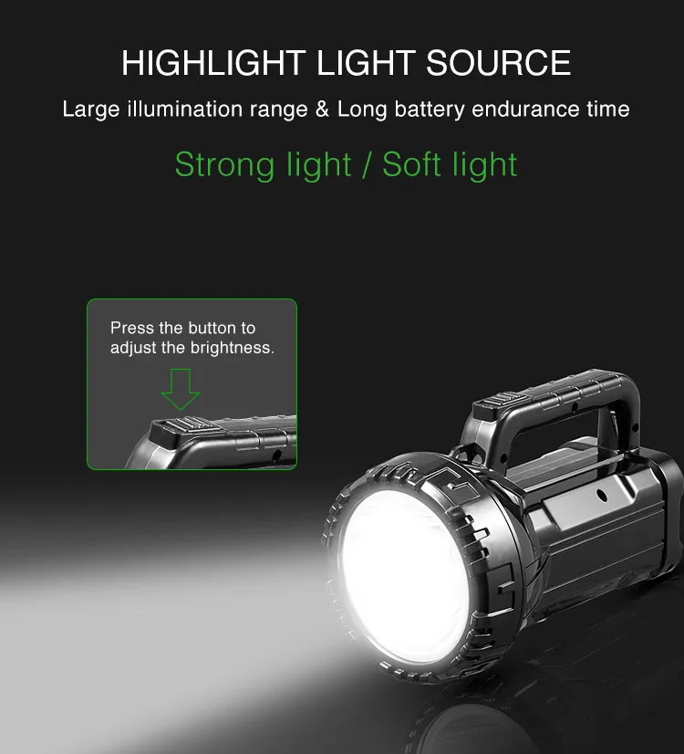 Picture of Outdoor rechargeable LED search light DP-7045B - 1 Piece