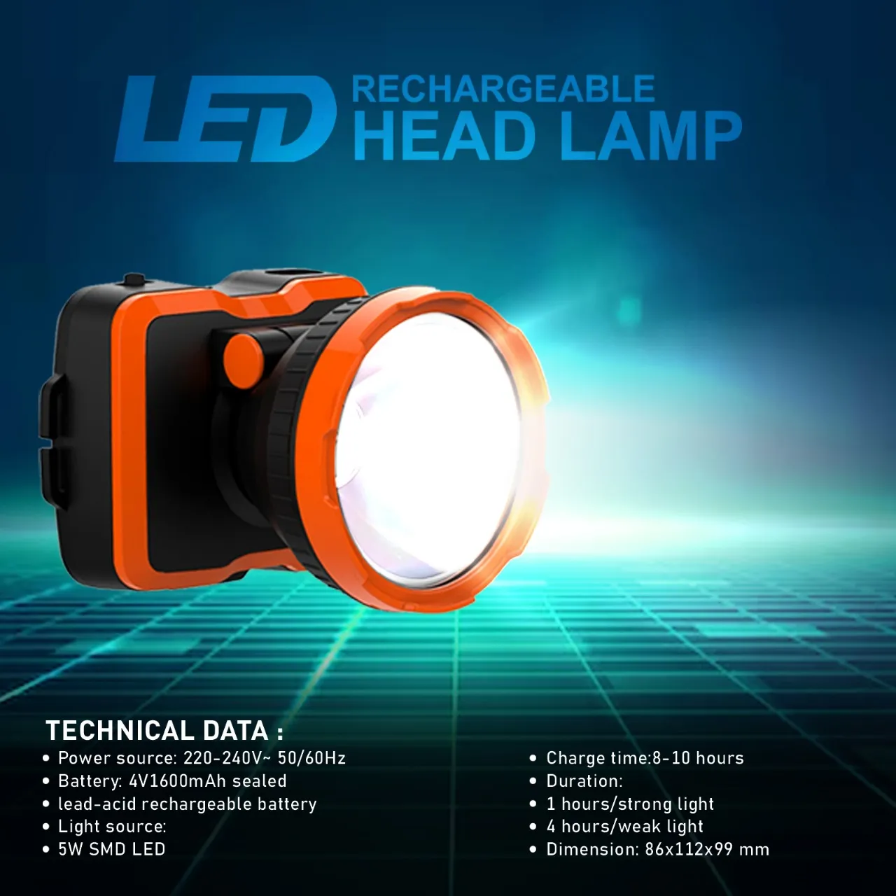 Picture of Sunford LED Head Lamp or Head Light SF-4735 - 1 Piece