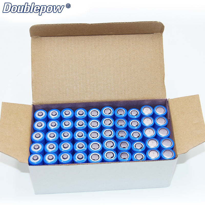 Picture of Doublepow ICR 18500 3.7V 1500mAh Li-ion Rechargeable Battery (Point Top) - 1 Pieces (Charger not included)