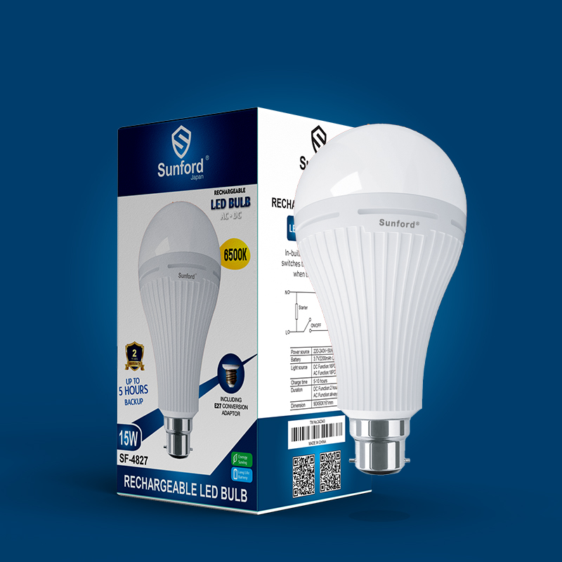 Picture of Rechargeable AC DC Light LED Bulb SF-4827-15W AC/DC - 1 Piece