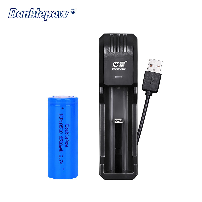 Picture of Doublepow UK03 Single Slot Rapid Charger for 3.7V 18650/26650/14500/18500/16340/10440 etc Lithium-ion Battery with Fast Charging Technology - 1 Piece
