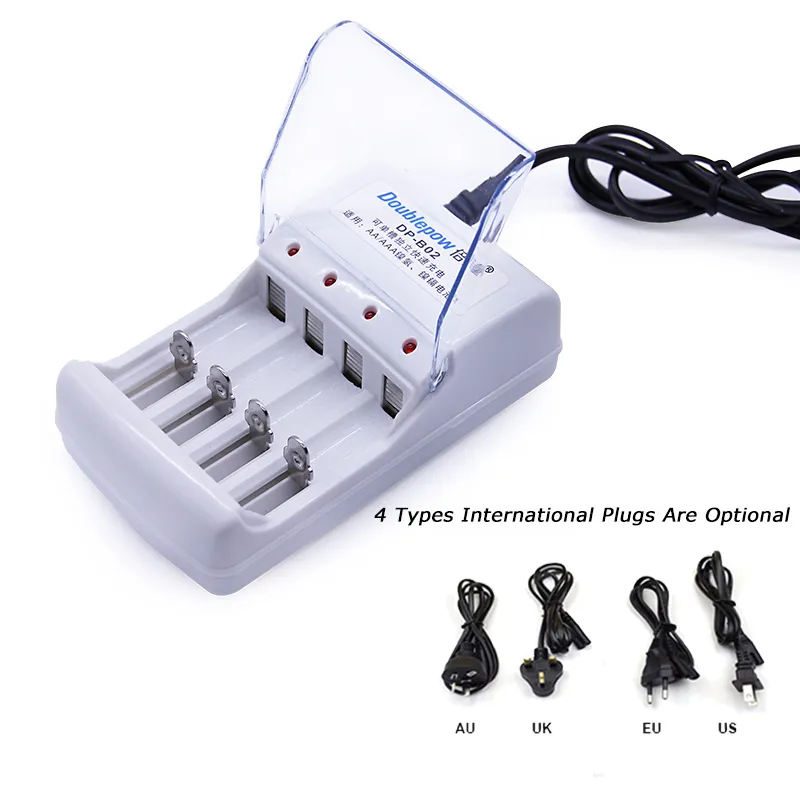Picture of Doublepow B02 4-Slot Standard Battery Charger For Rechargeable 1.2V AA/AAA Size Ni-MH/Ni-Cd Battery ( No Full Charge Indication ) - 1 Piece