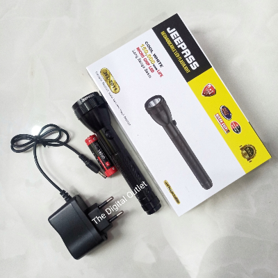 Picture of JEEPASS JFL-2011 Rechargeable Metal Body LED Torch / Flashlight