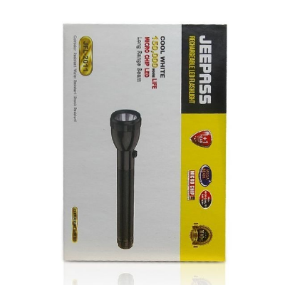 Picture of JEEPASS JFL-2011 Rechargeable Metal Body LED Torch / Flashlight