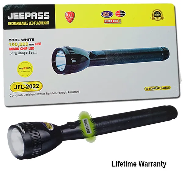 Picture of JEEPASS JFL-2022 Rechargeable LED FlashLight Or LED Rechargeable Light