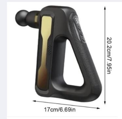 Picture of Fascial Gun Deep Tissue Handheld with 32 Speed Levels 8 Massage Heads LCD Display Muscle Massager Quiet Powerful Percussion Fascial Gun for Pain Relief.