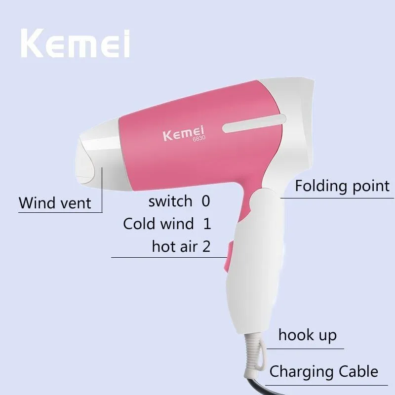 Picture of Kemei KM-6830 Professional Hair Dryer for Women