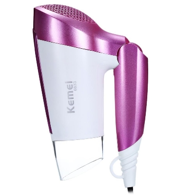 Picture of Kemei KM-6831//KM-6833 Mini Low Noise Foldable Electric Hair Dryer Styling Tools Home Hair Dryer For Girls