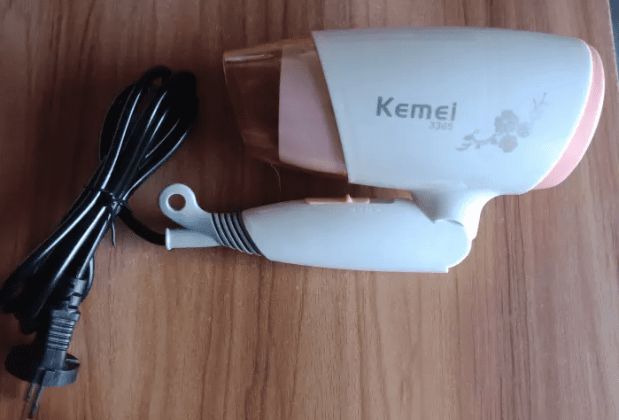 Picture of Kemei KM-6832/KM-3365 Mini Low Noise Foldable Electric Hair Dryer Styling Tools Home Hair Dryer For Girls