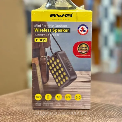 Picture of AWEI Y385 4W Promotional Outdoor Bluetooth Speakers Black