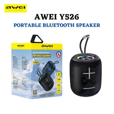 Picture of Awei Y526 Mini Bluetooth Speaker TWS Portable Wireless Stereo Sound System.