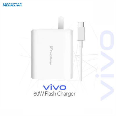 Picture of Vivo 80W Support Flash Charge With Type C Cable White