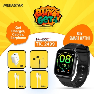 Picture of Riversong Motive 3 Smart Watch (Buy 1 Get 4) Black