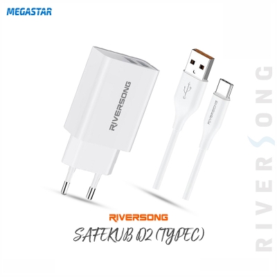 Picture of RIVERSONG Charger with Type-C Cable (SafeKub D2 AD29) White