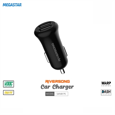 Picture of RIVERSONG Safari P5 CC41C Car Charger Black