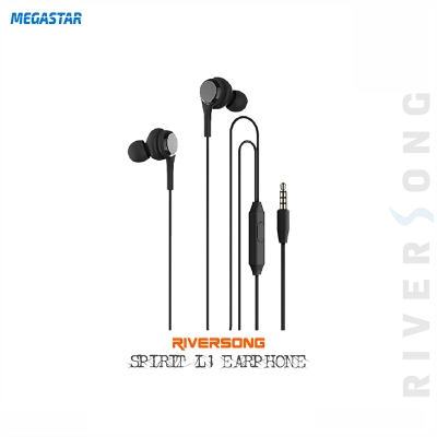 Picture of RIVERSONG L1 (Model EA207) Wired Earphones/Headphone Black