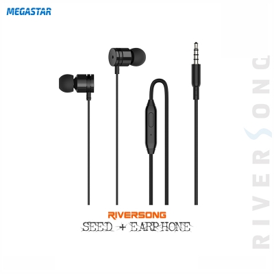 Picture of Riversong Seed+ (Model EA64) Wired Earphones/Headphone Black