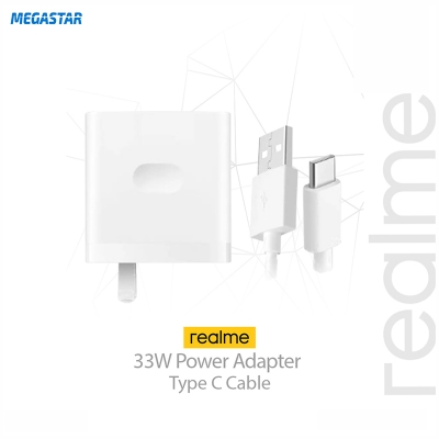 Picture of Realme 33W Power Adapter Charger With Cable White