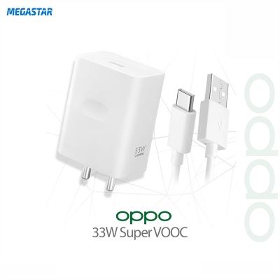 Picture of OPPO 33W VOOC Power Adapter Charger With Cable White