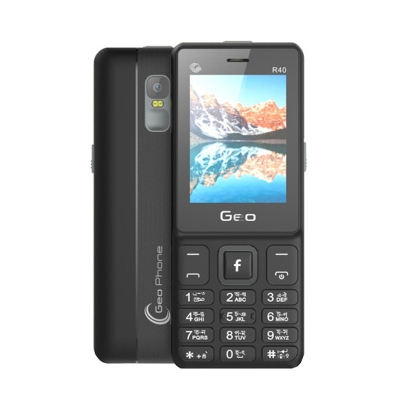Picture of 4 Sim-Geo R40 Feature Phone & 2500 mAh Big Battery & Torch(Black)