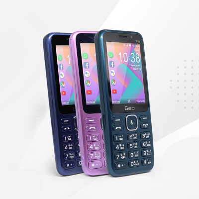 Picture of Kaios Phone Geo Feature Phone T19 4G youtube WhatsApp supported(Blue)