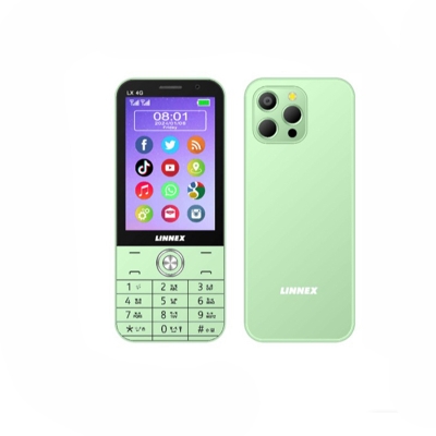 Picture of Linnex LX 4G Smart Feature Phone android,playstore,WiFi,WhatsApp,youtube supported (OFFER PRICE ONLY 50PCS STOCK)(Green)