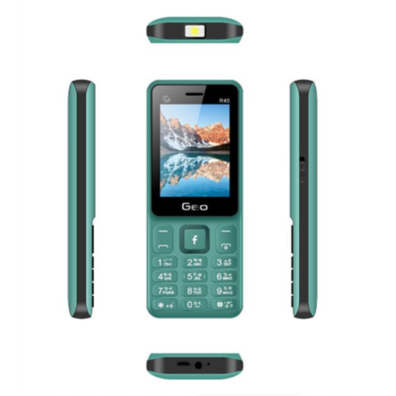 Picture of Geo R40 Feature Phone & 2500 mAh Big Battery & Torch(Green)