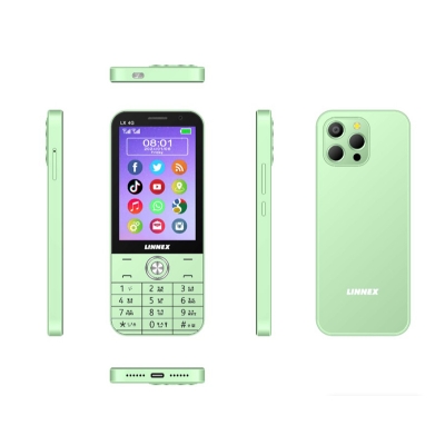 Picture of Linnex LX 4G Smart Feature Phone android,playstore,WiFi,WhatsApp,youtube supported (OFFER PRICE ONLY 50PCS STOCK)(Green)