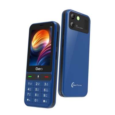 Picture of Android OS: Android 11 supported  Geo T30 batton mobile Apps: Google Play Store, IMO, WhatsApp, YouTube, FB, TikTok, bKash and others(Blue)