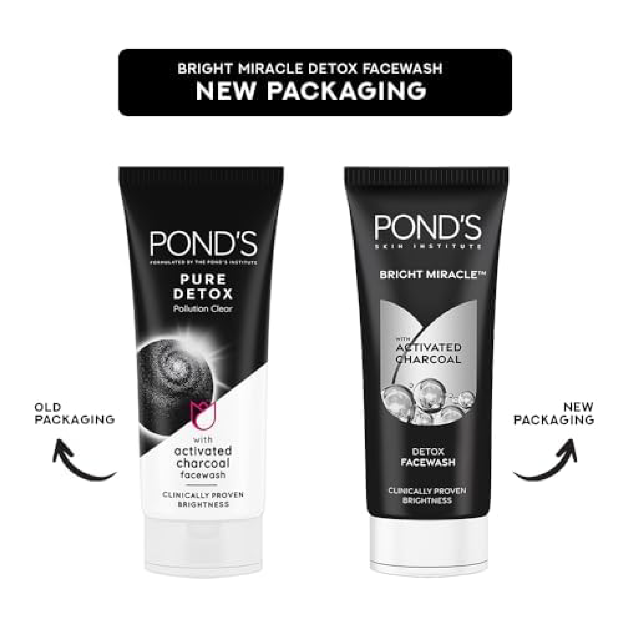 Picture of Pond's Face Wash Bright Miracle Detox 50g