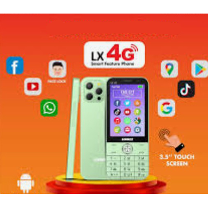 Picture of Linnex LX 4G Smart Feature Phone android,playstore,WiFi,WhatsApp,youtube supported (OFFER PRICE ONLY 50PCS STOCK)(Green)