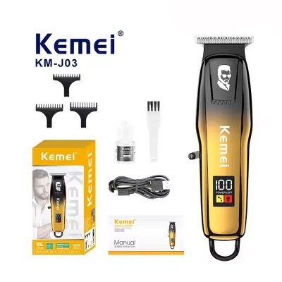 Picture of Kemei KM-J03 Professional LCD Display Hair Trimmer for men