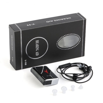 Picture of Axon ClearTone V-99 Pocket Hearing aid   Highlights sound clarity and adjustable tone control.