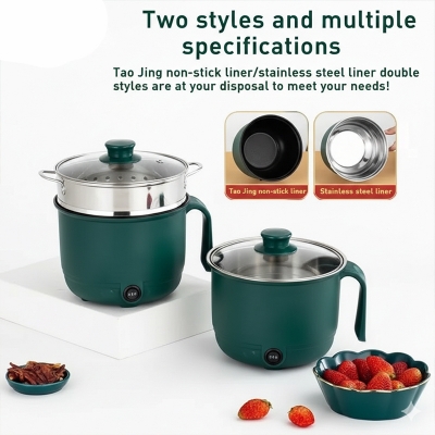 Picture of Electric Non-Stick Mini Rice Cooker – Multi-Functional Cooking Pot 1.8 Liter