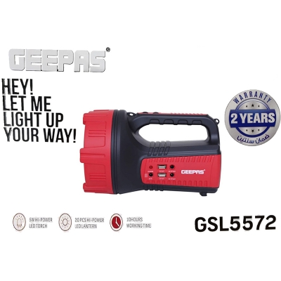 Picture of Geepas Rechargeable LED Search Light – GSL5572