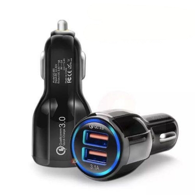 Picture of RECRSI CAR-E55 2USB Car Charger (6.1A Quick Charge, Type-C Supported)