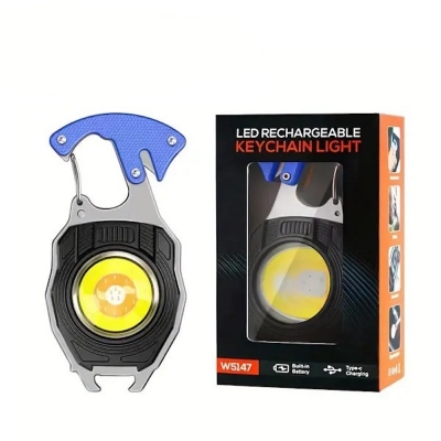 Picture of W5147 Multi-Functional Rechargeable LED Keychain Flashlight