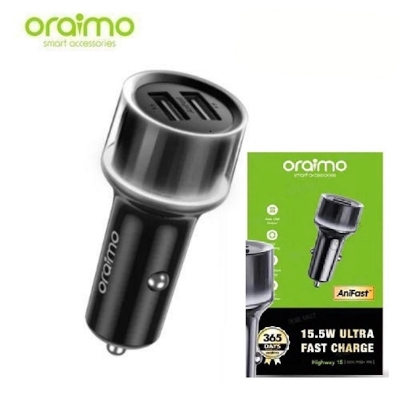 Picture of Oraimo Highway 15 – Smart Dual USB Car Charger (15.5W)