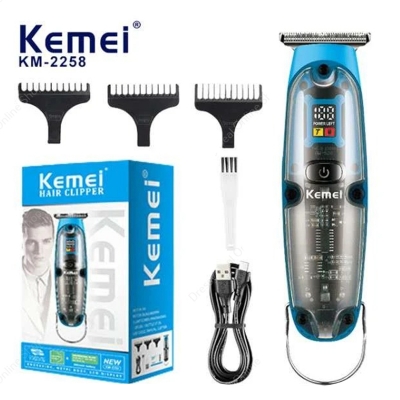 Picture of Kemei Professional Electric Trimmer Rechargeable Cordless Hair Clipper for Men Salon Barber Hair Cutting Machine km-2258