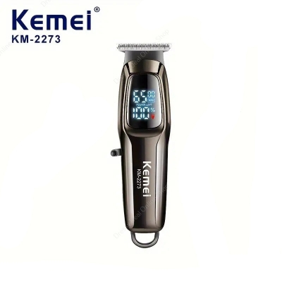 Picture of KEMEI KM-2273 Professional Men's Hair Cutting Machine Wireless Trimmer LED Display Home Haircut 1800mah Lithium Battery
